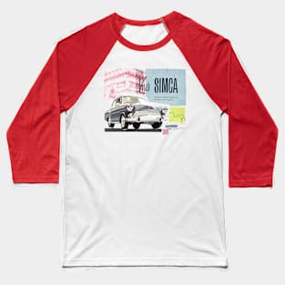 SIMCA ARONDE - advert Baseball T-Shirt